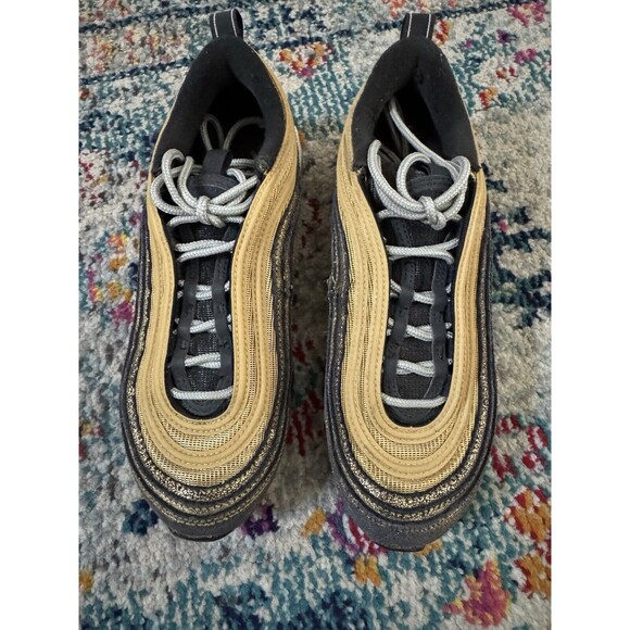 Nike Air Max 97 Sneakers Metallic Golden Gals Size 6.5 DO5881-700‎ - Picture 2 of 8